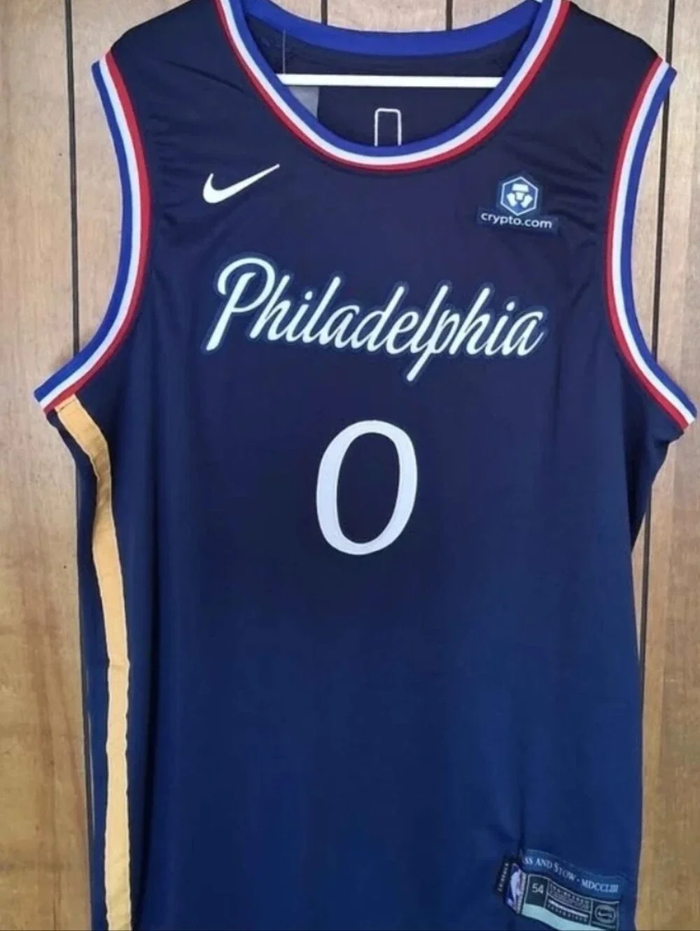 Mystery Sports Card With Tyrese Maxey Philadelphia 76ers Xxl Jersey